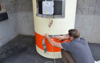 SPX Plastic Tank Heater Pad Installation